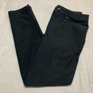 Lululemon ABC Commission Jean Mens 32x30(.5) Black Canvas Performance Golf Pants
